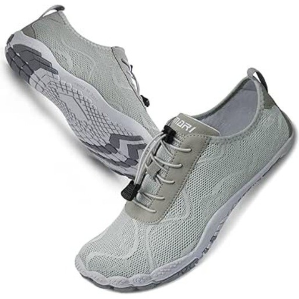 Unisex Water Shoes SIMARI Quick Dry Aqua Gray 39 New With Tags (W8.5 / M7).
